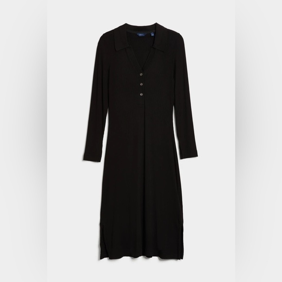 GANT Ribbed Polo Dress - Picture 3 of 5